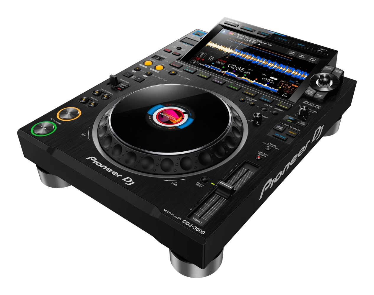 Профессиональный DJ-проигрыватель — оригинальная фотография оборудования